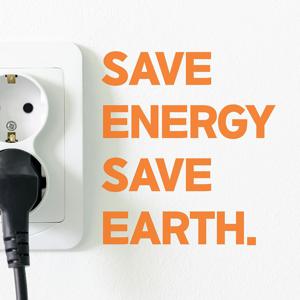심플 save energy save earth 절약이 지구를 구해요 스위치 스티커