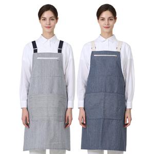 지퍼포켓 H형 앞치마 주방 미용 다용도앞치마