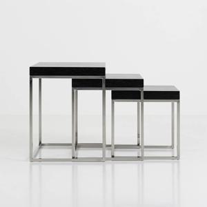 테로 사각형 사이드 테이블 3종세트 거실 탁자(S/M/L)