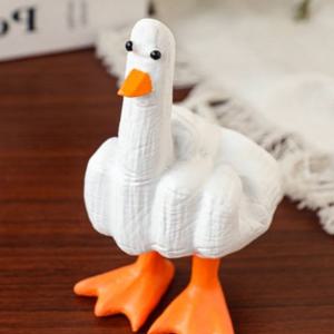 손가락 오리 웃긴선물 덕유 DUCK YOU 킹받는선물 쓸데없는선물 병맛 조각상 뻐큐오리