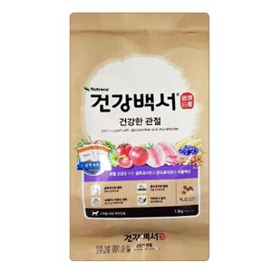 애견 강아지 사료 건강백서 건강한 관절 체중관리 근육강화 1.2kg