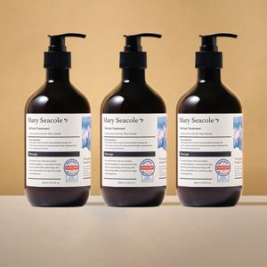 리프레시 단백질 헤어 트리트먼트 500ml 3개 두피 미용실 극손상모