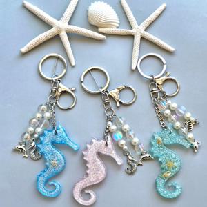 핸드메이드 조개쉘 키링 자동차 키링  스마트키홀더 에어팟버즈가방백참 열쇠고리