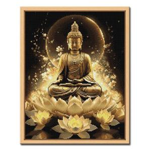 DIY 보석십자수 액자형 인물&동물 43x54cm D483_부처님