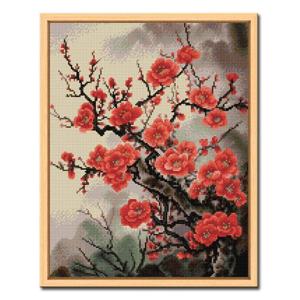 DIY 보석십자수 액자형 풍경 43x54cm D689_매화도