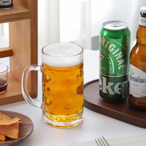 1+1 맥주잔 590ml 얼음 맥주컵 하이볼 전용 글라스