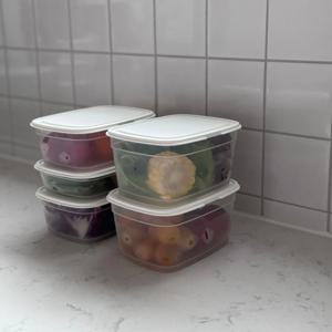 게스트로맥스 냉장고용기 샐러드용기 반찬통 사각형용기 5P