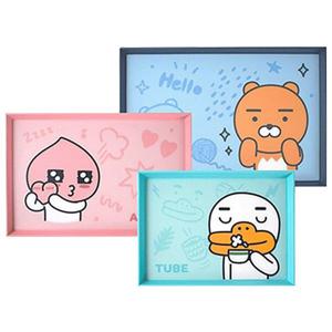 카카오프렌즈 트레이 매트 직사각 3P세트 거치대 포함 캐릭터쟁반 쟁반세트 (0386)