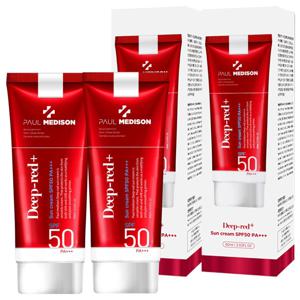 딥레드 선크림 SPF50 PA+++ 2개입