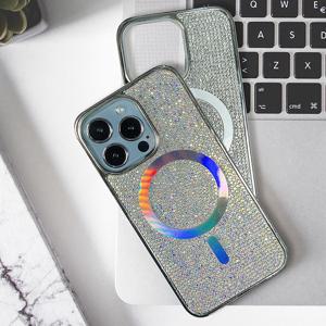 샤이닝 큐빅 맥세이프 케이스 아이폰15 14 13 12 프로 맥스 플러스 미니