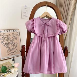 로시 퍼프 쉬폰 원피스 R12003