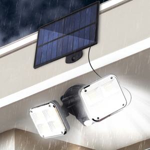 태양광 패널 분리형 센서등 120구 벽등 태양열 벽부등 조명 천장 외부등