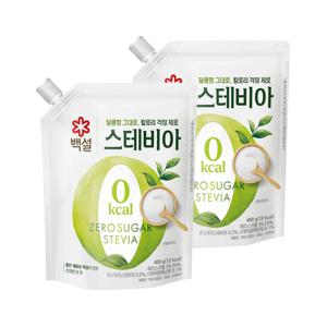 백설 스테비아 설탕 400g*2개