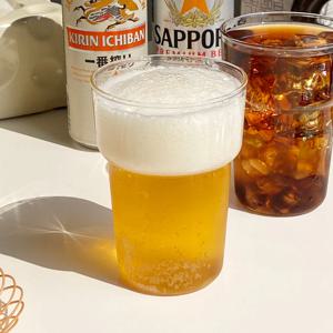 튜브 글라스 내열 유리컵 카페컵 맥주잔 460ml