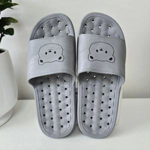 국내생산 미끄럼방지 곰돌이 욕실 슬리퍼 4colors