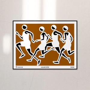 액자 Team GB Poster(남자선수) / 줄리안 오피 올림픽 기념포스터
