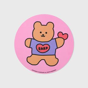 마우스패드 - pink Bear heart
