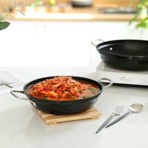 블랙 맥반석 인덕션 전골 냄비 22cm