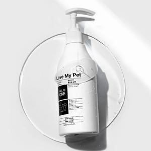 반려동물 올인원 샴푸 강아지 고양이 비듬 각질제거 피부 보습 진정 300ml