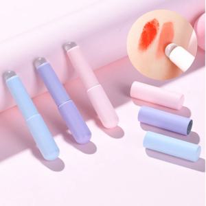 핑거팁 실리콘 립 브러쉬 휴대용 스머지 스머징 브러시 붓 솔