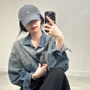 자체제작 깊은 무지 볼캡 캡 모자 4SIZE 빅사이즈 남녀공용 레터링 소두핏 야구모자