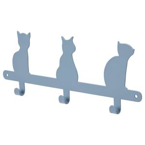바른드룀 후크랙+걸이3 벽걸이 34cm 고양이