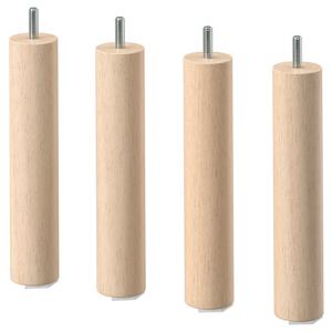 릴레헴 가구다리 20cm 목재 4p
