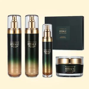 파미셀 줄기세포 미백크림 주름개선 탄력 스템씨 리바이탈라이징 4종세트