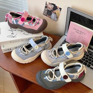 [해외] 벨크로 여성 여름샌들 키높이 스니커즈 메리제인 4colors