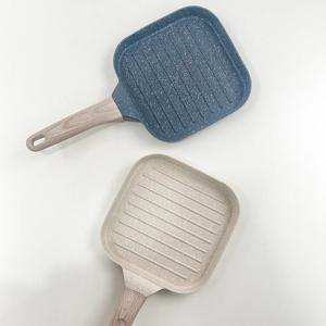 하코야 마블 인덕션 후라이팬 사각 그릴팬 미니 프라이팬 18.5cm