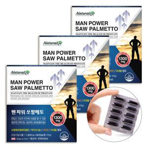 맨파워쏘팔메토 90정 3팩