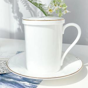 한국도자기 골드위시스 받침뚜껑 머그 3P