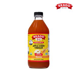 브래그 유기농 사과 식초 허니 473ml 1개입 애플사이다비니거 애사비