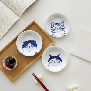 귀여운 고양이 작은 접시 소스볼 종지 1p 디자인 예쁜 그릇 선물 집들이