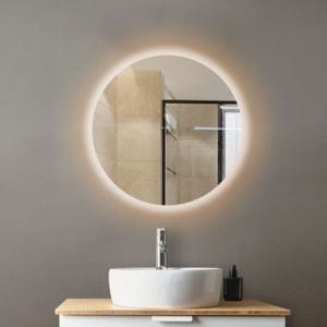 국산 KC인증 욕실 거울 LED 조명 누드 화장실 거울 디밍기능 원형