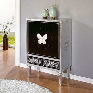 은박공예 원목 나비장 서랍장 2D