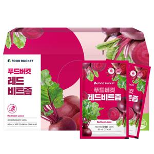 물없이 착즙한 레드비트즙 30포,1박스