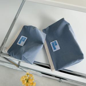 코듀로이 스노우 블루 파우치 M/L