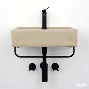 바스핏 무광 컬러 수건걸이 세면대 블랙 패키지 BW-107