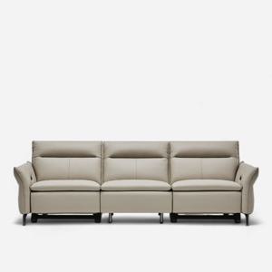 MVME 어폰 천연가죽 리클라이너 소파 4인