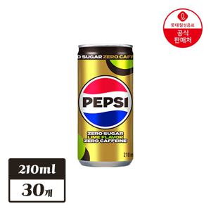 펩시 제로슈거 라임향 제로카페인 210ml*30개
