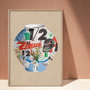 1+1 명화품은 달항아리 28종 - 9. 바스키아 앤디워홀