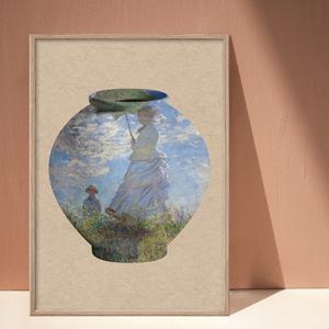 1+1 명화품은 달항아리 28종 - 10. 모네 A