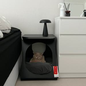 룩앳미 사이드테이블 협탁 고양이 하우스 숨숨집  (2 in 1) 2colors