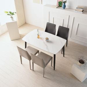 쿠폰가 334,000원 / 벨로 천연 12T 4인용 1300 세라믹식탁 세트