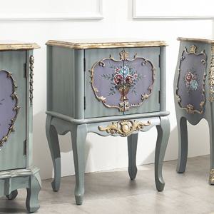 바이올렛 엔틱 서랍장 원목 서랍장 양문장