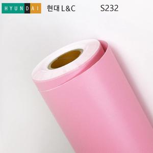 L&C 보닥 프리미엄 생활방수 접착식 선명한 컬러시트지 인테리어필름 S232핑크