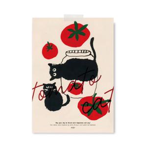 POSTER TOMATO CAT 고양이 이름이 토마토 포스터