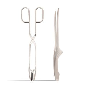 마스터 스테인리스 2종 세트, 가위형삼단집게+핀셋집게