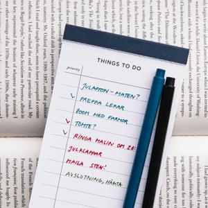 TO-DO LIST 90 X 158 mm, SMOKE BLUE
